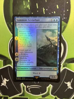 Summon: Leviathan (Foil Rare) Final Fantasy R 0077 Magic Mtg NM - Image 1