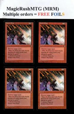 *MRM* ENGLISH 4x Pluie de pierres (Stone Rain) MTG ICE - Image 1