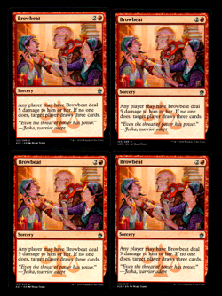 MRM ENGLISH 4x Browbeat - Rudoiement MTG magic M25 - Image 1