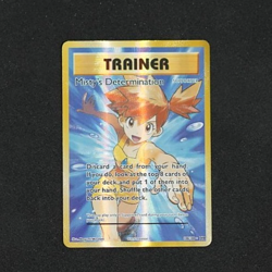 Pokemon TCG Misty's Determination Full Art Ultra Rare Card 108/108 XY NM - Image 1