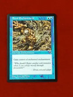 MTG magic cards Steal Enchantment Tempest NM - Image 1