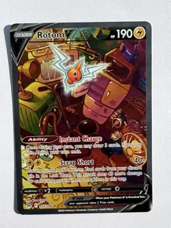 Rotom V - 177/196 - Pokemon Lost Origins Alternate Art Rare Card NM - Image 1