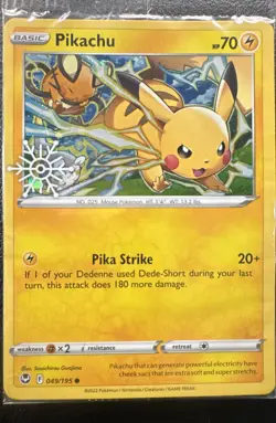 Pikachu - (Holiday Calendar) 049/195 Miscellaneous Cards & Products Holo - Image 1