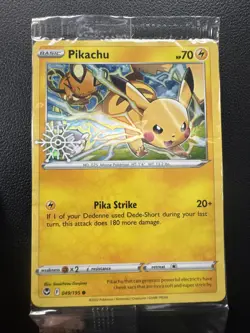 Pikachu - (Holiday Calendar) 049/195 Miscellaneous Cards & Products Holo - Image 3