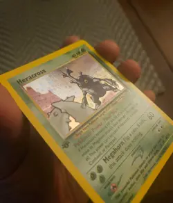 HERACROSS 6/111 Neo Genesis Holo Rare 1st Edition English Pokemon Card 2000 - Image 3