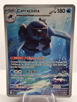 Carracosta 107/086 Pokemon SV Black Bolt Illustration Rare Card NM Condition - Image 1