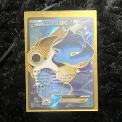Blastoise EX Full Art Holo Ultra Rare 180 HP Pokemon TCG Card #142/146 XY - Image 1