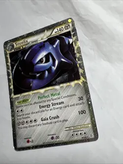Steelix Prime Unleashed Ultra Rare Holo Pokemon TCG 87/95 Mp - Hp Card - Image 2