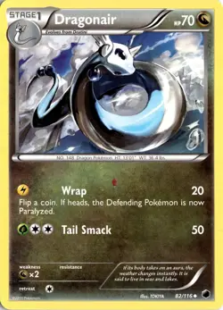 Dragonair 82/116 Plasma Freeze Pokemon Card TCG - Image 1