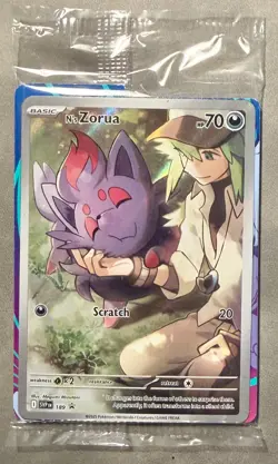 N's Zorua 189 Sv: Scarlet & Violet Promo Cards Holo sealed - Image 1