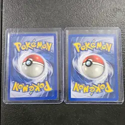 Pokemon TCG Base Set Ninetales 12/102 Unlimited English 2-Card Lot - Image 2