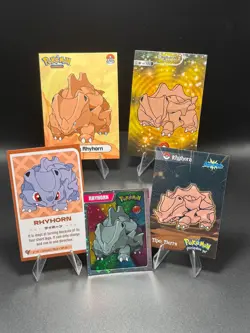 Pokemon Rhyhorn Set of 5 - Rhyhorn #111 Peru/NON-TCG Cards & Stickers - Image 1