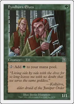 MTG Fyndhorn Elves - 26 / English / Near Mint - Image 1