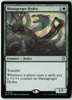 Managorger Hydra (230) - Normal - Commander: Bloomburrow (BLC) - NM - Image 1