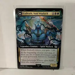 MTG Exdeath, Void Warlock (Extended Art) U - Final Fantasy #485 0485 FFV NM - Image 1
