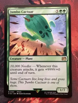 Jumbo Cactuar Near Mint MTG Final Fantasy Non Foil - Image 1