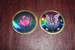 Pokemon 1999 Battling Coin Game Nintendo Hasbro #39 Jigglypuff 44 Venomoth Lugia - Image 3