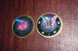 Pokemon 1999 Battling Coin Game Nintendo Hasbro #39 Jigglypuff 44 Venomoth Lugia - Image 4
