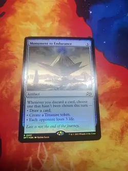 Monument to Endurance - Promo Pack: Aetherdrift (PPDFT) - Foil - LP - Image 1