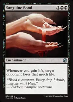 Sanguine Bond Light Play, English Magic the Gathering MTG Iconic Masters - Image 1