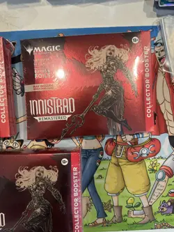 Lot Of 3 Magic The Gathering Innistrad Remastered Collector Booster In hand - Image 4
