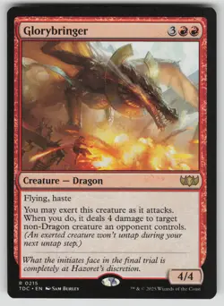 Glorybringer Normal R Commander: Tarkir: Dragonstorm 215 NM - Image 1