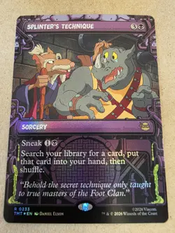 Splinter's Technique - Foil (Showcase) Teenage Mutant Ninja Turtles - Mtg - Image 1