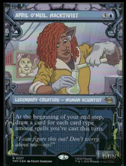 APRIL O'NEIL, HACKTIVIST (0227) (SHOWCASE) TMT MAGIC: THE GATHERING FOIL NM/M - Image 1