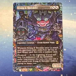 Krang and Shredder (201) - Borderless - Teenage Mutant Ninja Turtles - MtG- NM - Image 1