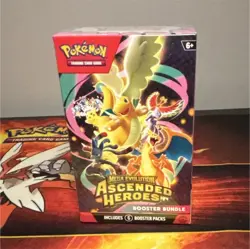 Pokemon Company Mega Evolution: Ascended Heroes Booster Bundle Box 60 Cards 2025 - Image 1