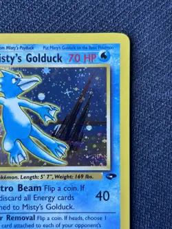 💫 Swirl Mistys Golduck NM LP Gym Challenge Holo Rare 12 Pokemon - Image 4