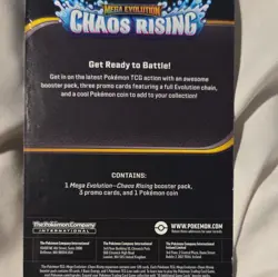 Pokemon Chaos Rising Checklane Blister Booster Moltres & Reshiram + Coin New - Image 2