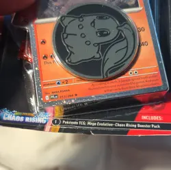 Pokemon Chaos Rising Checklane Blister Booster Moltres & Reshiram + Coin New - Image 4