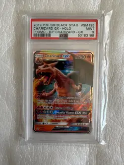 2019 Pokemon Detective Pikachu Charizard GX #SM195 PSA 9 *Free Extra Cards* - Image 1