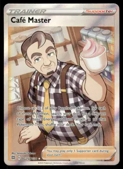 Pokemon Cards Cafe Master TG25/TG30 Brilliant Stars Trainer Gallery NM - Image 1