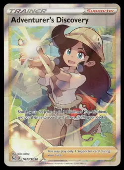 Pokemon Cards Adventurer's Discovery TG23/TG30 Lost Origin Trainer Gallery NM *2 - Image 1
