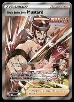 Pokemon Cards Single Strike Style Mustard TG28/TG30 Brilliant Stars TG NM - Image 1