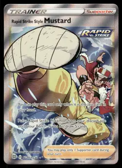 Pokemon Cards Rapid Strike Style Mustard TG27/TG30 Brilliant Stars TG NM - Image 1