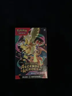 Pokemon TCG Mega Evolution Ascended Heroes Booster Bundle Box (6 Packs) - Image 1