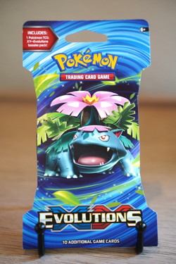 Pokemon TCG XY Evolutions Sleeved Booster Pack 2016 Venusaur Artwork Sealed - Image 1
