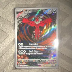 Pokemon Yveltal 205/182 SV04 Paradox Rift Illustration Rare Full Art Holo - Image 1