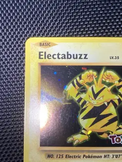 Electabuzz 41/108 HOLO BLEED Galaxy Swirl Toys R Us Stamped Promo Holo Pokemon - Image 5
