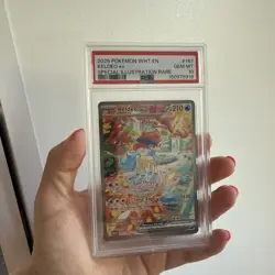 2025 POKEMON WHT EN-WHITE FLARE SPECIAL ILLUSTRATION RARE #167 KELDEO EX PSA 10 - Image 1