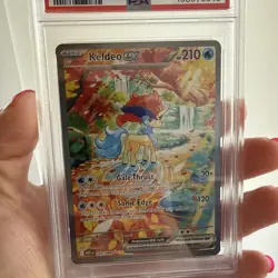 2025 POKEMON WHT EN-WHITE FLARE SPECIAL ILLUSTRATION RARE #167 KELDEO EX PSA 10 - Image 2