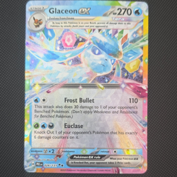 Glaceon ex Pokemon TCG Sv: Prismatic Evolutions 026/131 Holo DR English 270 - Image 1