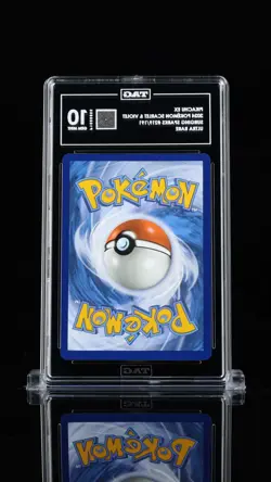 2024 Pokemon Surging Sparks Pikachu Ex #219/191 Ultra Rare TAG 10 - Image 2
