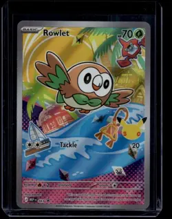 Pokemon TCG Rowlet 043 Mega Evolution Promo NM D - Image 1