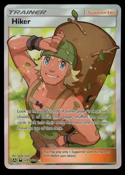 Pokemon Hiker SV85/SV94 Sun & Moon Hidden Fates Shiny Vault Near Mint - Image 1