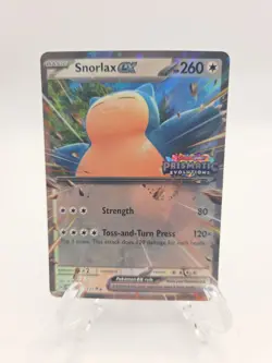 Pokemon TCG Snorlax EX 076/131 Prismatic Evolutions Stamped - Image 1