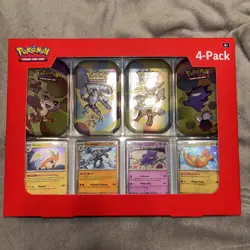 Pokemon Scarlet Violet 151 4 Pk Mini Tins Factory Sealed - Image 1